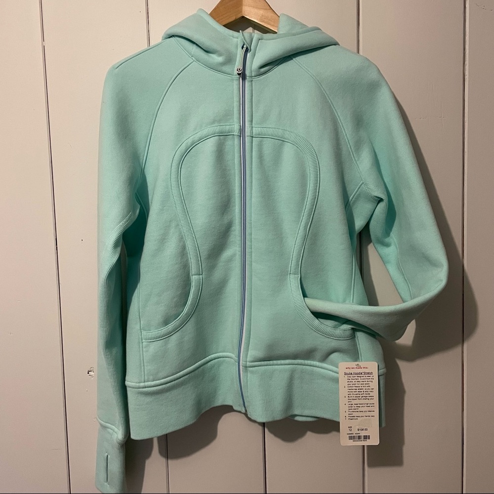 SOLD - Lululemon Scuba Hoodie *Stretch ~ 
Aquamarine ~ Sz 12